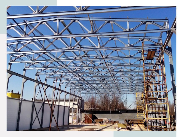 Строительство цехов в Зеленокумск от 611 руб. под ключ