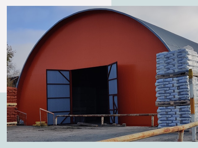 Полукруглые ангары по цене от 611 руб. в Зеленокумск