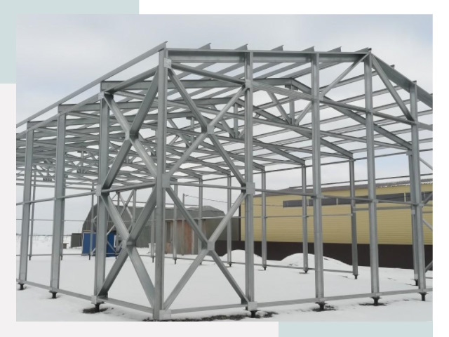 Каркасные ангары в Зеленокумске