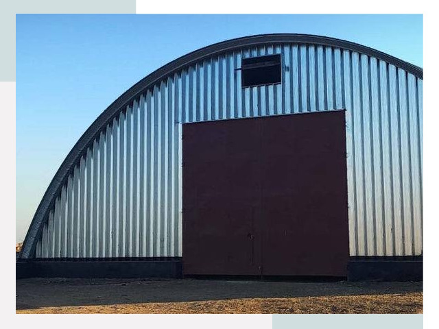 Бескаркасные ангары в Зеленокумске