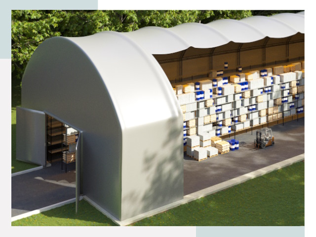 Тентовые ангары в Зеленокумске