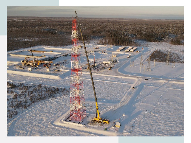 Мачты связи в Зеленокумске