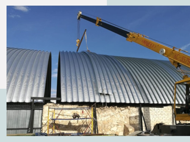 Реконструкция ангаров в Зеленокумске от 611 руб.